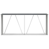 Garden Log Storage Shed Galvanised Steel 330x84x152 cm Anthracite
