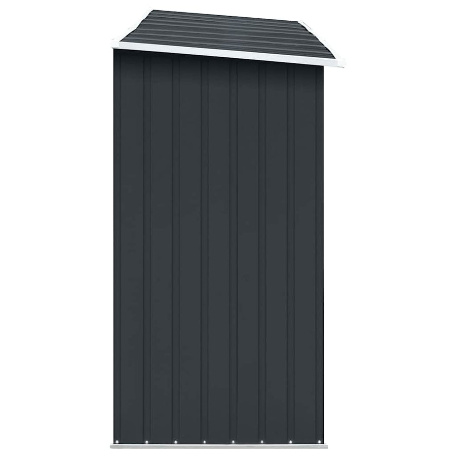 Garden Log Storage Shed 330x84x152 cm Anthracite