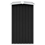 Garden Log Storage Shed 330x92x153 cm Anthracite