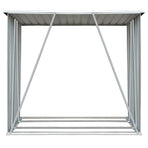 Garden Log Storage Shed 163x83x154 cm Anthracite