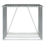 Garden Log Storage Shed 163x83x154 cm Anthracite