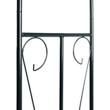 Garden Arch Dark Green 142x37x275 cm Iron