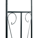 Garden Arch Dark Green 142x37x275 cm Iron - 45-Degree Angle