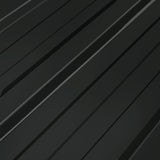 Roof Panels 12 pcs Galvanised Steel Anthracite - Side View