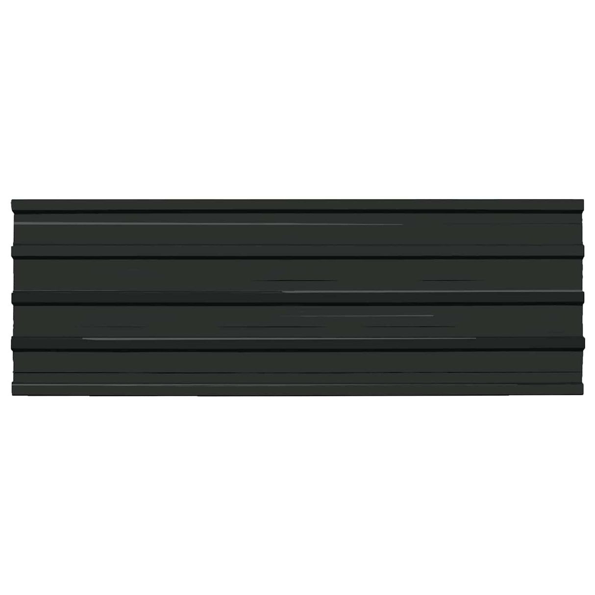 Roof Panel 12 pcs Anthracite 129 x 45 cm Galvanised steel