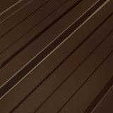 Roof Panel 12 pcs Brown 129 x 45 cm Galvanised steel - Side View