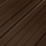 Roof Panels 12 pcs Galvanised Steel Brown - Side View