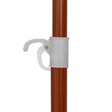 Garden Parasol with Steel Pole 180 cm Sand