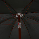 Garden Parasol with Steel Pole 240 cm Anthracite