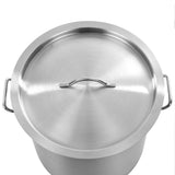 Stock Pot 35 L 36x36 cm Stainless Steel - Top-Down View