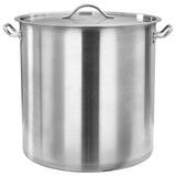 Stock Pot 71 L 45x45 cm Stainless Steel - Front View