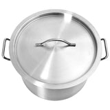 Stock Pot 32 L 40x26 cm Stainless Steel - Top-Down View