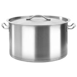 Stock Pot 58 L 50x30 cm Stainless Steel - Front View