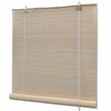 Natural Bamboo Roller Blinds 2 pcs 120x160 cm