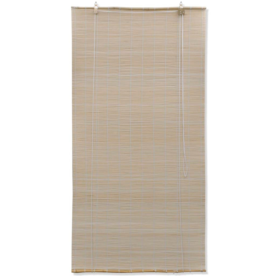 Natural Bamboo Roller Blinds 2 pcs 120x160 cm