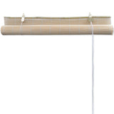Natural Bamboo Roller Blinds 2 pcs 120x160 cm