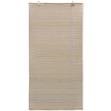 Natural Bamboo Roller Blinds 4 pcs 120x160 cm