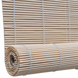 Natural Bamboo Roller Blinds 4 pcs 120x160 cm