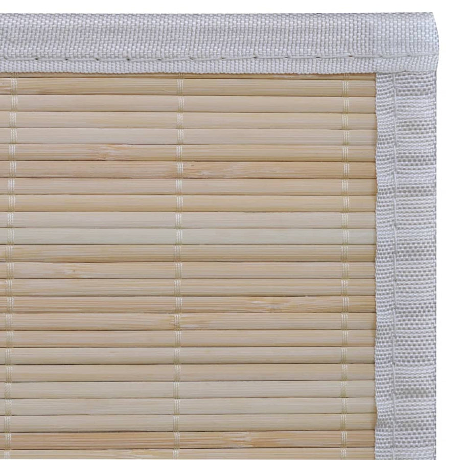 Rectangular Natural Bamboo Rugs 2 pcs 120x180 cm