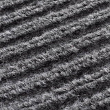 PVC Door Mats 2 pcs Grey 90x60 cm