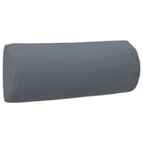 Deck Chair Headrest Grey 40x7.5x15 cm Textilene