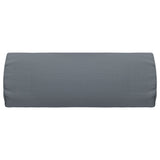 Deck Chair Headrest Grey 40x7.5x15 cm Textilene