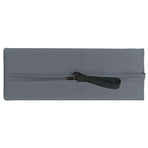 Deck Chair Headrest Grey 40x7.5x15 cm Textilene