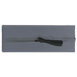 Deck Chair Headrest Grey 40x7.5x15 cm Textilene - Side View