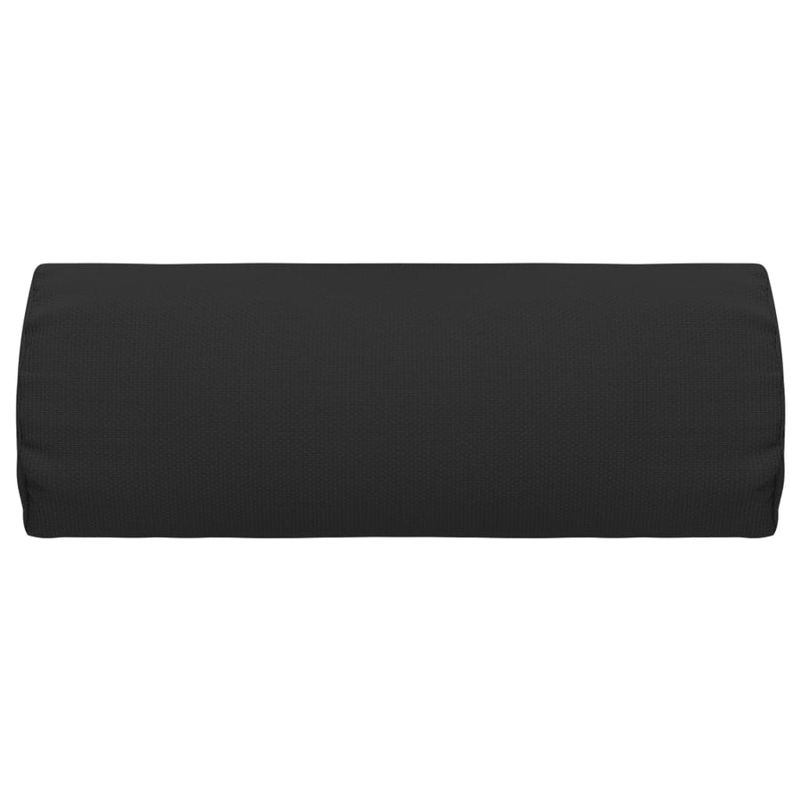 Deck Chair Headrest Black 40x7.5x15 cm Textilene