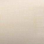 Deck Chair Headrest Cream 40x7.5x15 cm Textilene