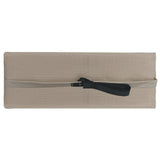 Deck Chair Headrest Taupe 40x7.5x15 cm Textilene - Side View