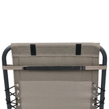 Deck Chair Headrest Taupe 40x7.5x15 cm Textilene