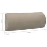 Deck Chair Headrest Taupe 40x7.5x15 cm Textilene
