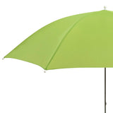 Camping Chair Parasols 2 pcs Green 105 cm - 45-Degree Angle