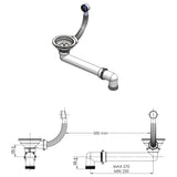 Overmount Kitchen Sink Single Basin Granite Cream White - Close-Up Angle