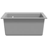 Granite Kitchen Sink Single Basin Grey