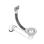 Granite Kitchen Sink Single Basin Round Black