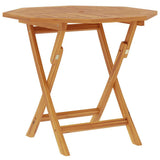 Folding Garden Table 85x85x76 cm Solid Teak Wood