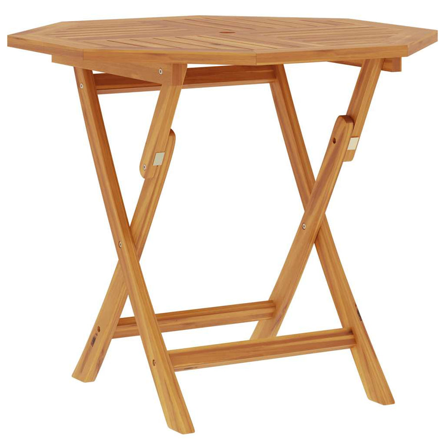 Folding Garden Table 85x85x76 cm Solid Teak Wood