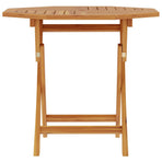 Folding Garden Table 85x85x76 cm Solid Teak Wood
