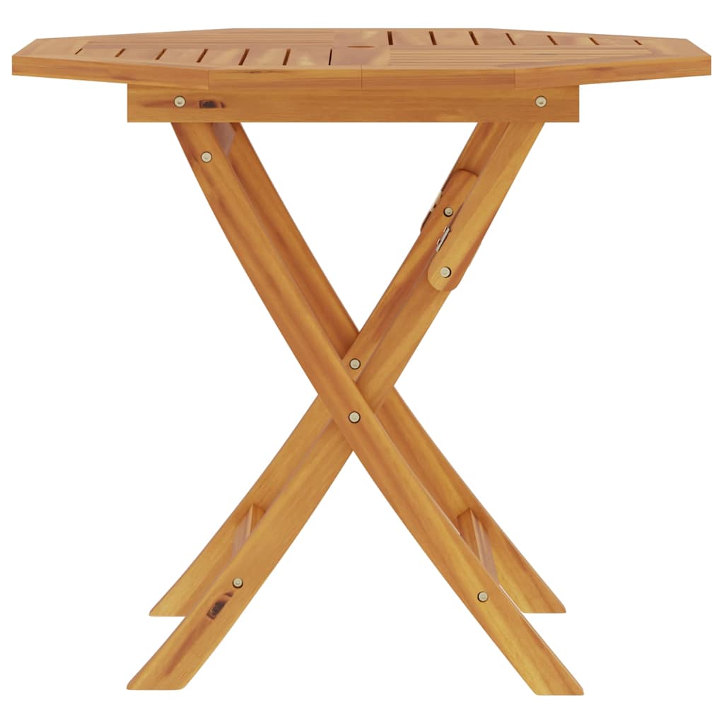 Folding Garden Table 85x85x76 cm Solid Teak Wood
