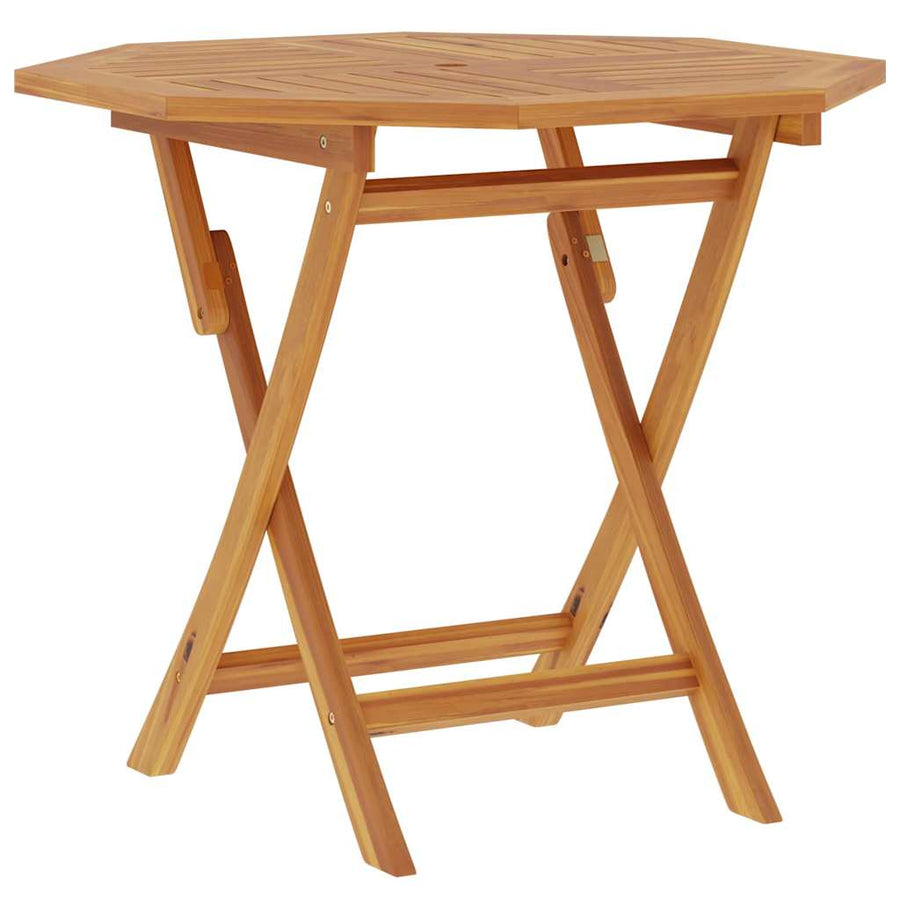Folding Garden Table 85x85x76 cm Solid Teak Wood