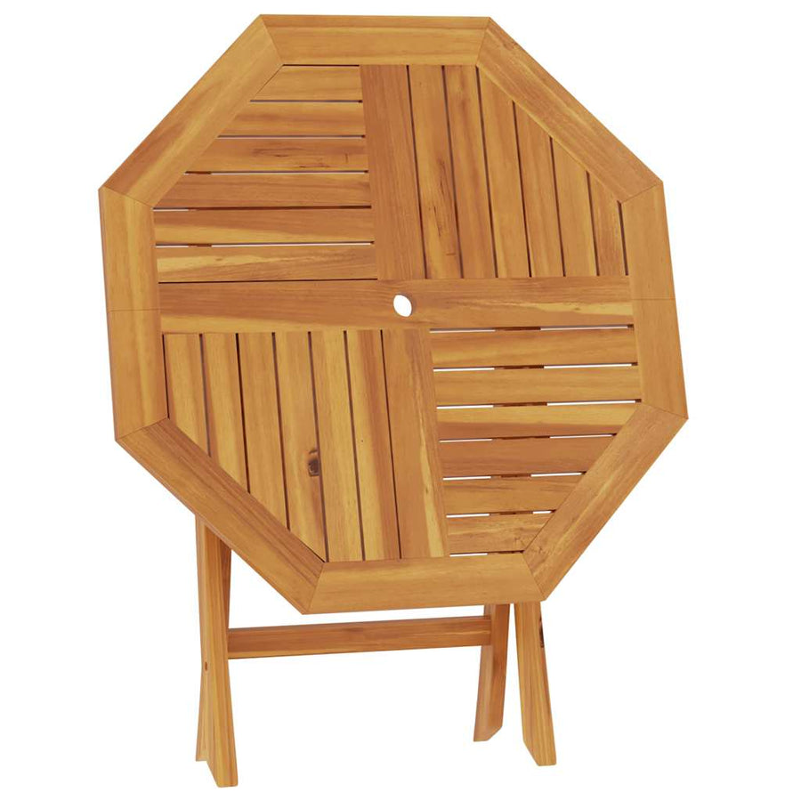 Folding Garden Table 85x85x76 cm Solid Teak Wood