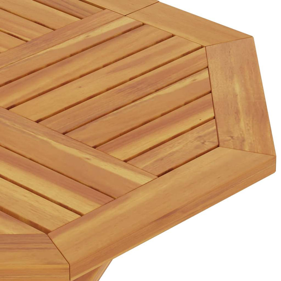 Folding Garden Table 85x85x76 cm Solid Teak Wood