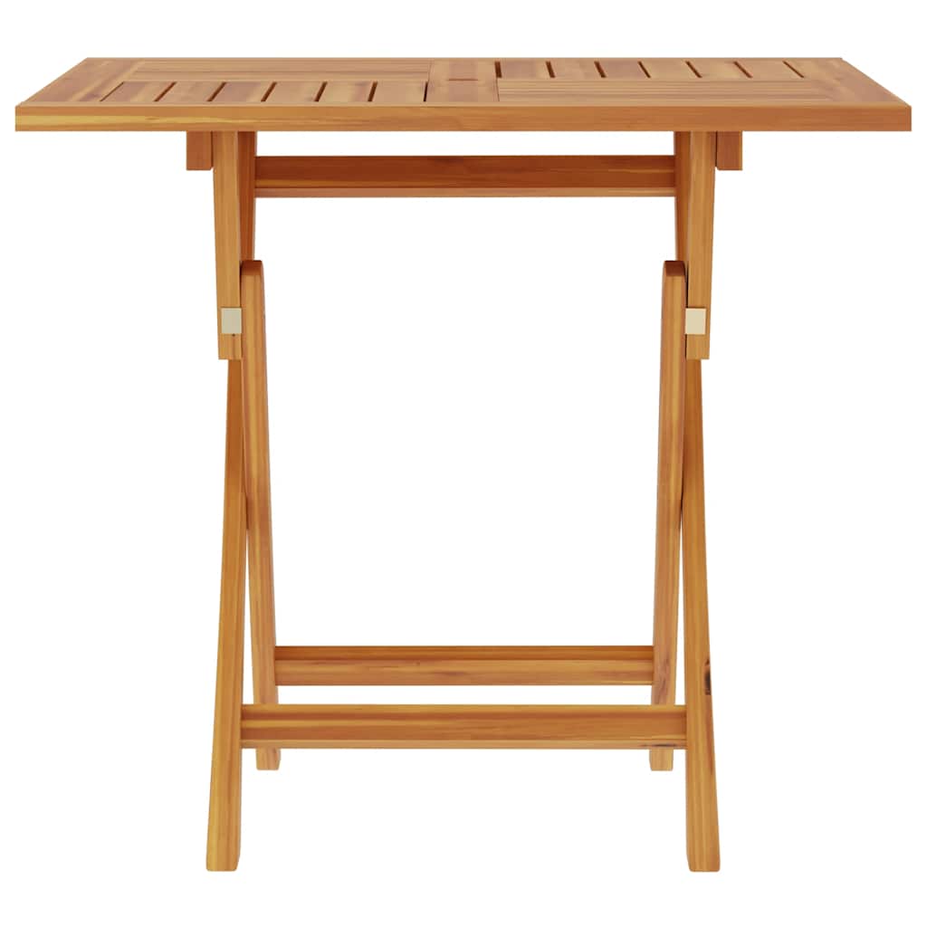 Folding Garden Table 85x85x76 cm Solid Teak Wood
