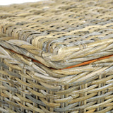 Storage Box 120 cm Kubu Rattan and Solid Mango Wood