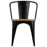 Dining Chairs 6 pcs Black Solid Mango Wood