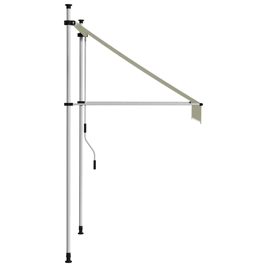 Manual Retractable Awning 100 cm Cream