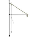 Manual Retractable Awning 100 cm Cream