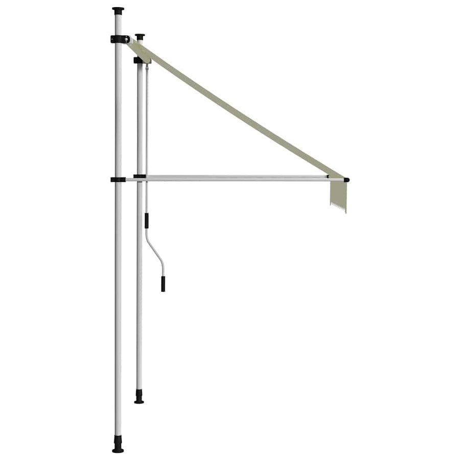 Manual Retractable Awning 100 cm Cream